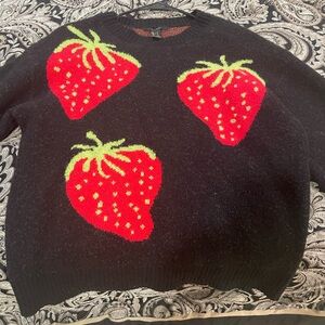 Forever 21 strawberry sweater